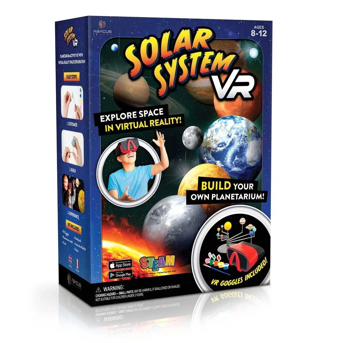 Abacus Brands Virtual Reality Solar System VR Lab - Illustrated Interactive VR ...