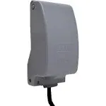 Sealproof 1-Gang Vertical Metal Weatherproof Lockable While in Use Outdoor Outlet Receptacle Cover, 7-in-1 Configurations