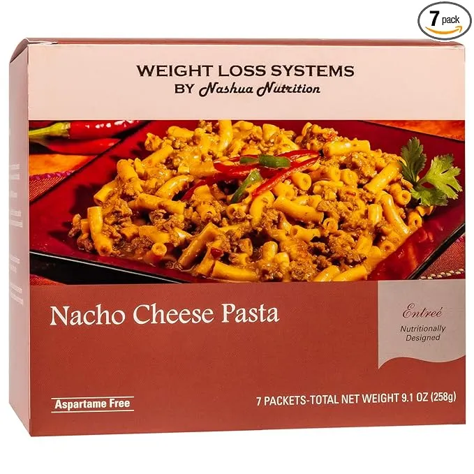 Weight Loss Systems - Spicy Cheese and Pasta - High Protein - Low Carb - 7/Box