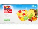 Dole Cherry Mixed Fruit - 16 pack, 4 oz cups