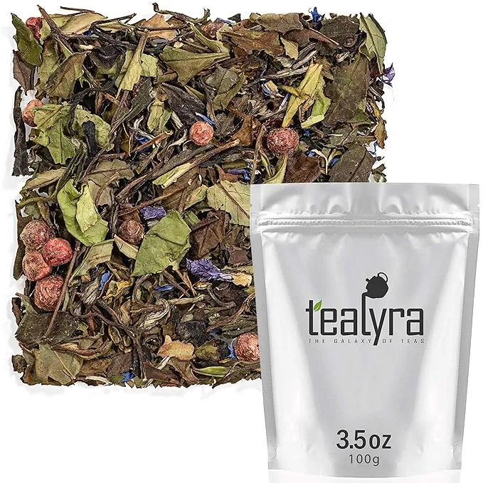 Tealyra - White Champagne - White Loose Leaf Tea - High Level of Antioxidants ...