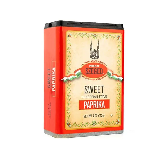 Exquisite Hungarian Paprika Set - Sweet &amp; Hot Flavors in 4 oz Resealable Packs