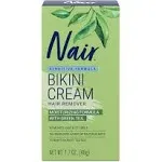 Hair Remover, Bikini Cream, Sensitive Formula, with Green Tea - Nair