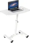 SHW Tim Laptop Cart, Black