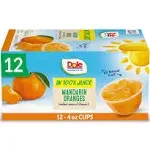 Dole Mandarin Oranges - 12 pack, 4 oz cups