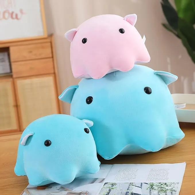 jschoclatt Cute Octopus Plush, Kawaii Octopus Stuffed Animal Toy Fat Cartoon ...