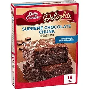 Betty Crocker Delights Supreme Chocolate Chunk Brownie Mix 18 oz