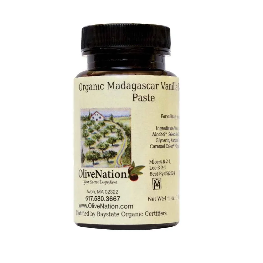 OliveNation Organic Madagascar Vanilla Bean Paste