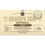 Grandpa Soap Bar Soap, Face & Body, Detoxify, Charcoal - 4.25 oz