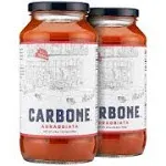 Carbone Arrabbiata Pasta Sauce Tomato Sauce Made with Fresh & All-Natural Ingredients Non GMO, Vegan, Gluten Free, Low Carb Pasta Sauce, 24 fl oz