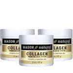 Mason Natural Collagen Premium Skin Cream - Anti Aging Face and Body Moisturizer, Intense Skin Hydration and Firmness, Pear Scent, Paraben Free, 2 oz