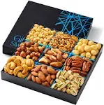 Nuts Gift Basket - Freshly Roasted And Natural Mixed Nut Gift Box - Gourmet Healthy Food Gift for Men/Women - Gourmet Gift, Healthy Gourmet Snack Box for Thanksgiving/Holiday