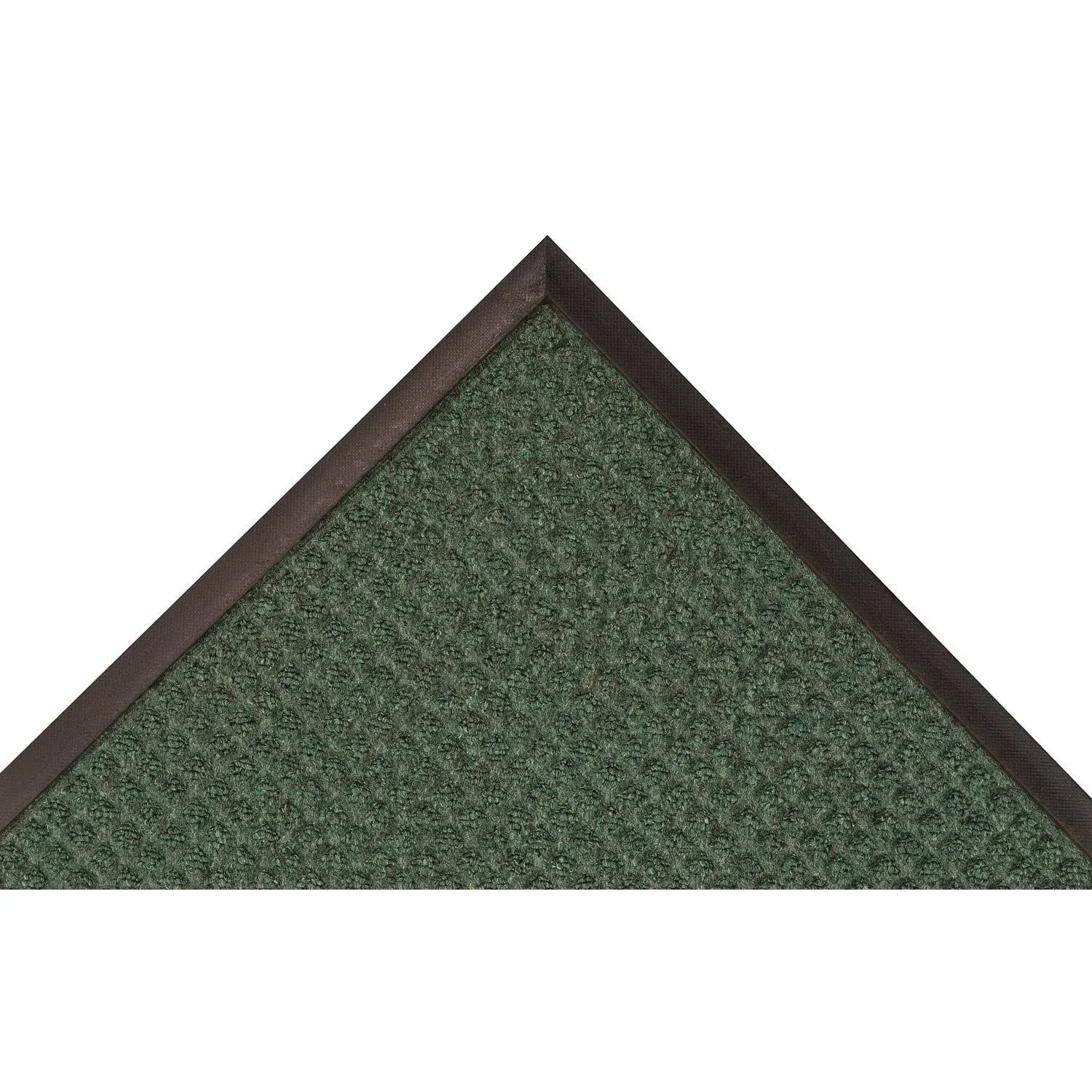 NoTrax® 166S0034GN Guzzler™ Scraping and Moisture Trap Entrance Mat, 3/8 in x 3 ft W x 4 ft L, Polypropylene/Rubber, Hunter Green