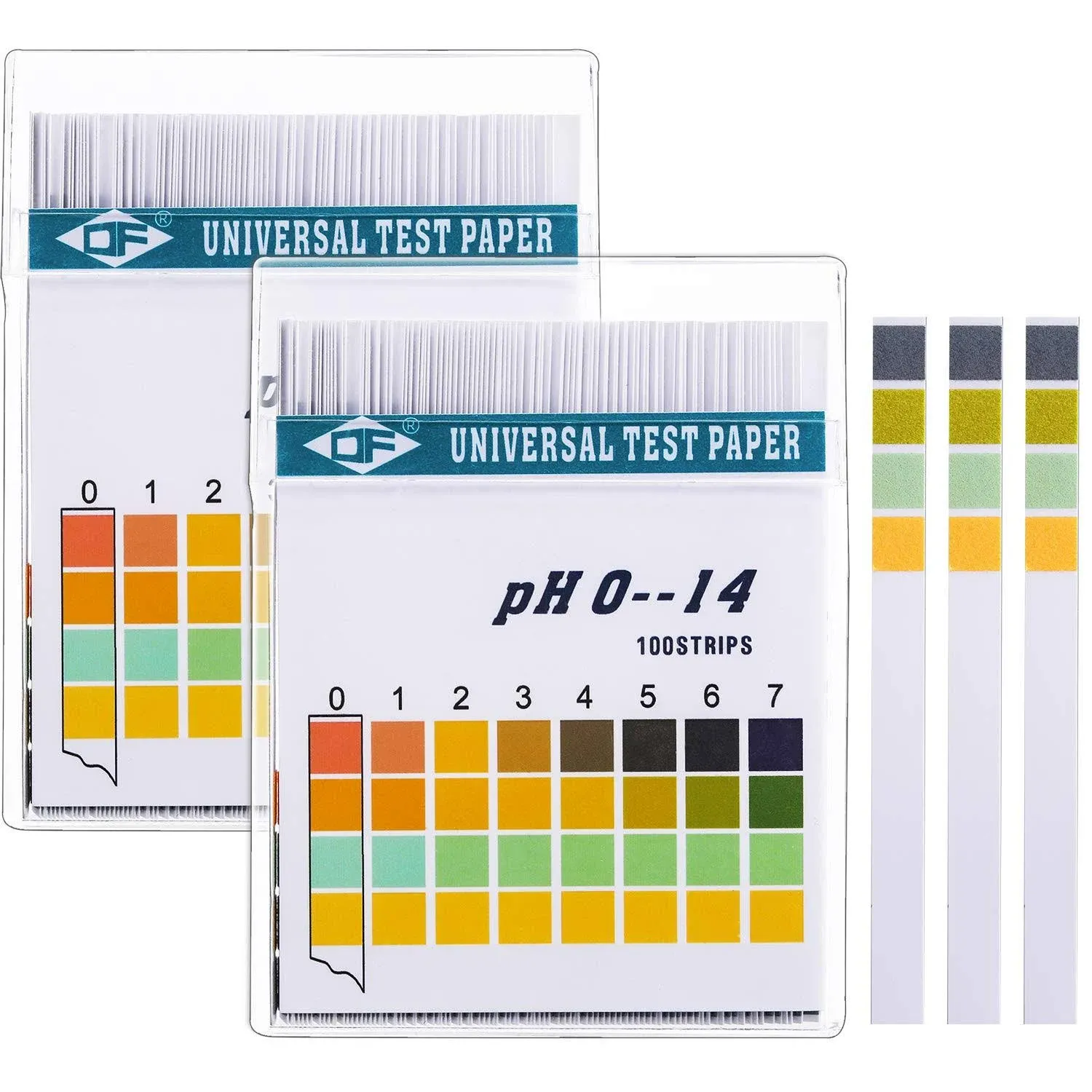 Hicarer Plastic PH Test Strips, Universal PH 0-14, Test Paper Extensive Test ...