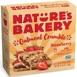 Nature's Bakery Oatmeal Crumble Bars Strawberry