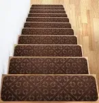 Carpet Stair Treads Set of 13 Non Slip/Skid Rubber Runner Mats or Rug Tread 