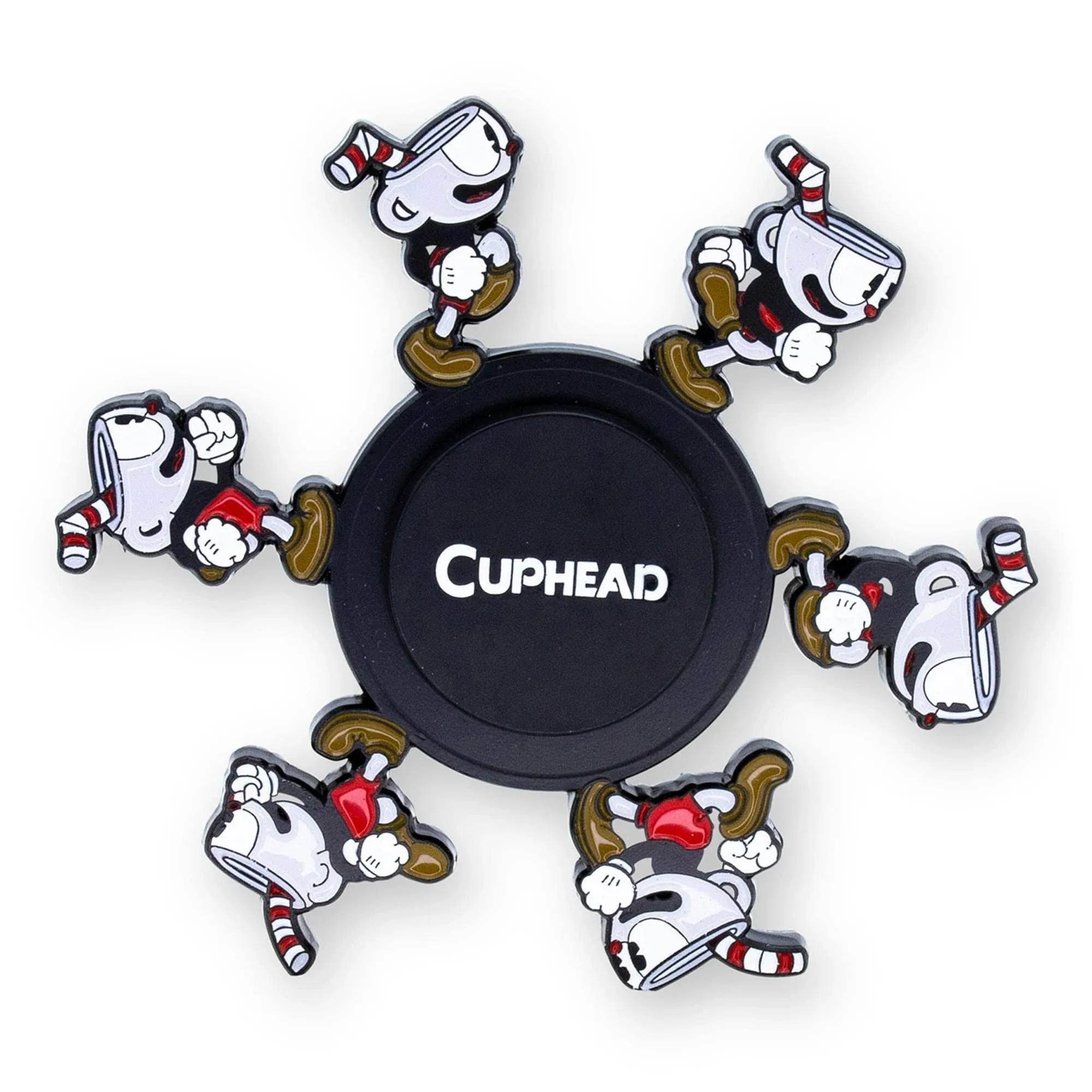 Cuphead Running 3-Inch Fidget Spinner Toy | Sensory Toy Ideal for Stress Relief, Decompression, Anxiety