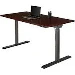 Realspace Magellan Performance Electric Height-Adjustable Standing Desk, Cherry