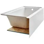 American Standard Studio 60" x 32" Alcove Soaking Bathtub with Right - White