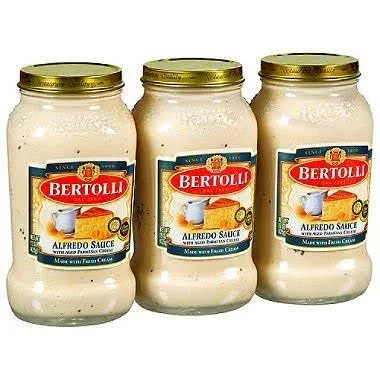 Bertolli Alfredo Sauce - 3 - 15 oz 425 g sauce