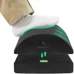 Upright Ergonomic Foot Rest | Gel Ventilated Memory Foam Stool for Under Desk