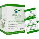 Lumivis Eyelid Eyelash Wipes &amp; Tea Tree Oil - Daily Eye Cleanser, Makeup Remover