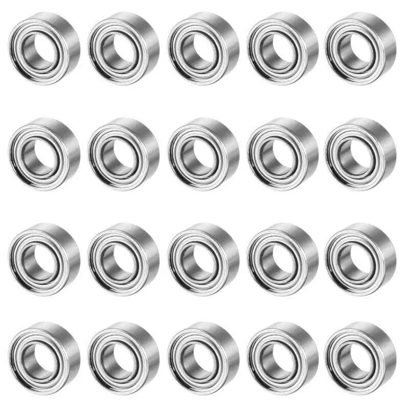 20pcs MR63ZZ Deep Groove Ball Bearing 3mmx6mmx2.5mm Double Shielded Miniature