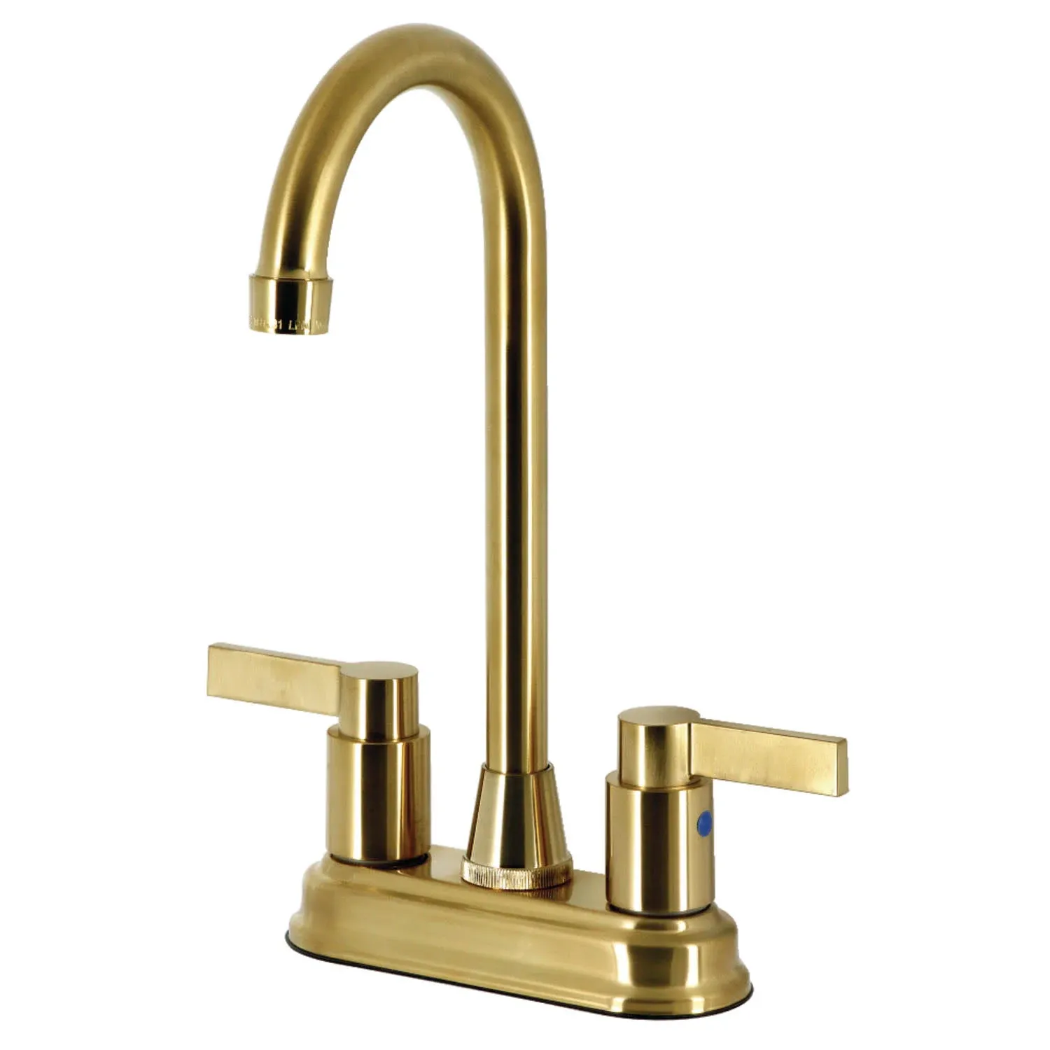 Kingston Brass KB8497NDL NuvoFusion 4" Centerset Bar Faucet