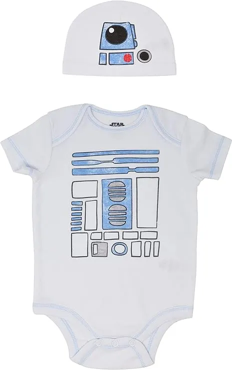 Star Wars The Child Baby Cosplay Bodysuit and Hat Set Newborn to Infant