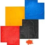 VEVOR Concrete Texturing Skin 24x24&#034; Concrete Stamps Mats Set Concrete Stamping