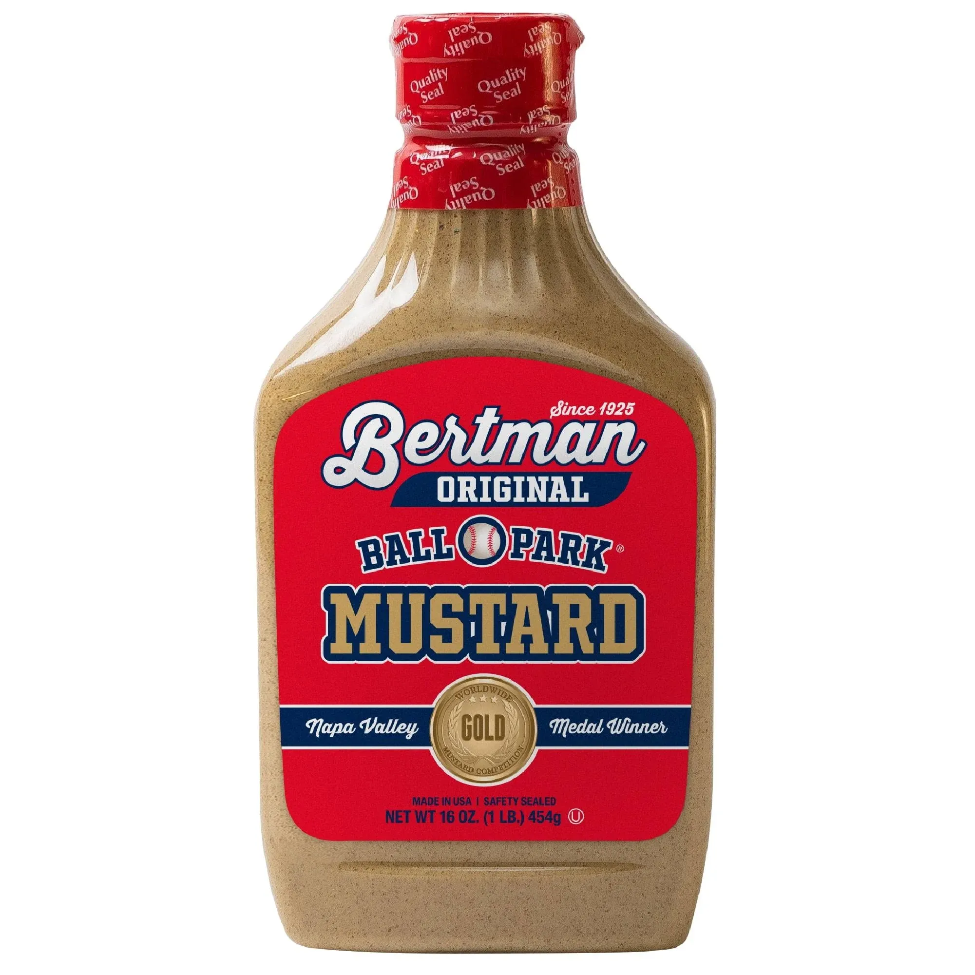 Bertman Original Ball Park Mustard - 16 oz