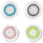 EFLY Replacement Facial Cleansing Brush Head, Facial Cleansing Brush Head for Clogged and Enlarged Pores (4 Pack,Mutilcolor)