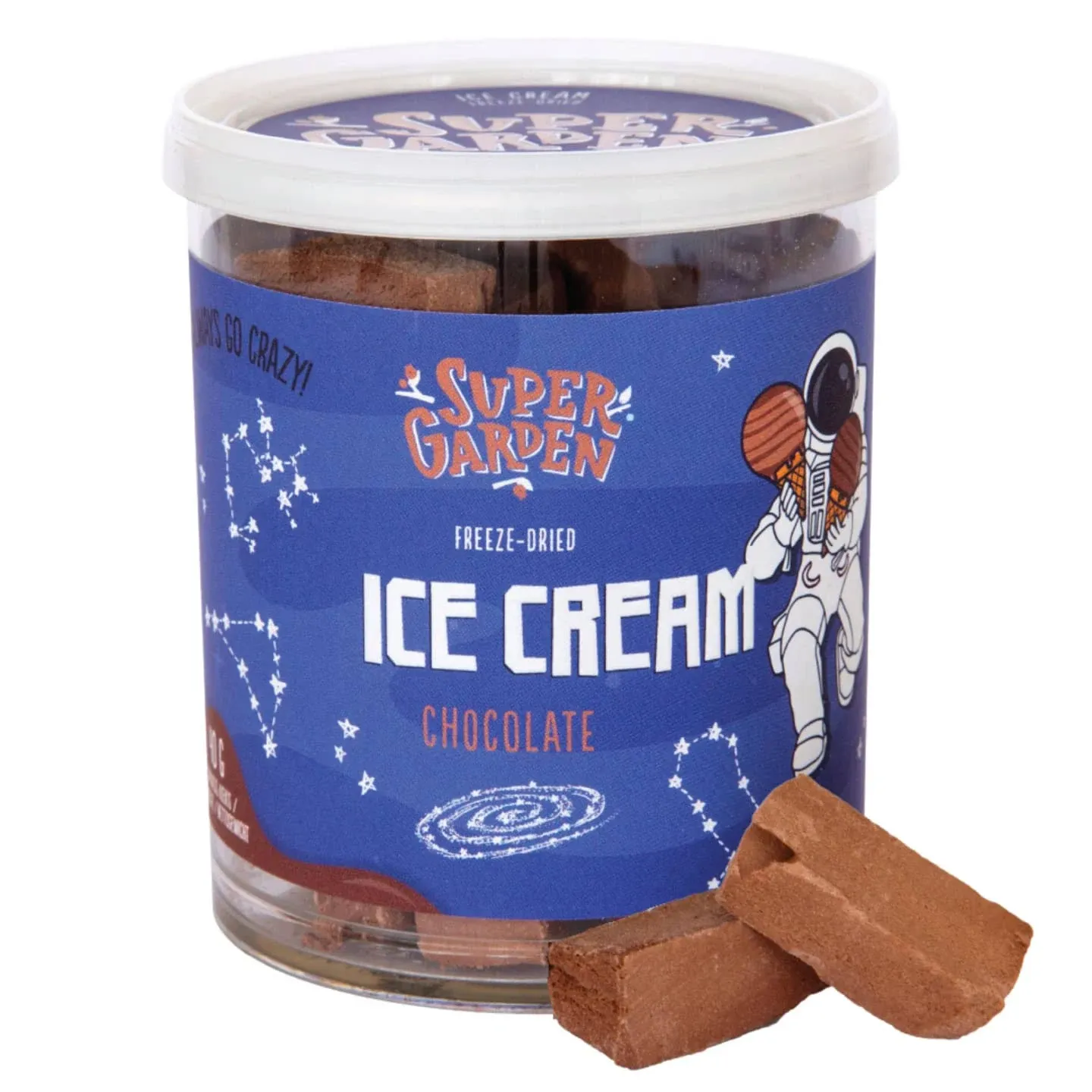 Super Garden Freeze Dried Ice Cream Chocolate - Flavorful Freeze Dried Astronaut ...