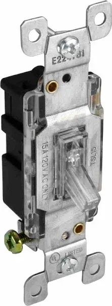 Orbit TSL15-CL 15A S/P TOGGLE SWITCH PILOT CLEAR