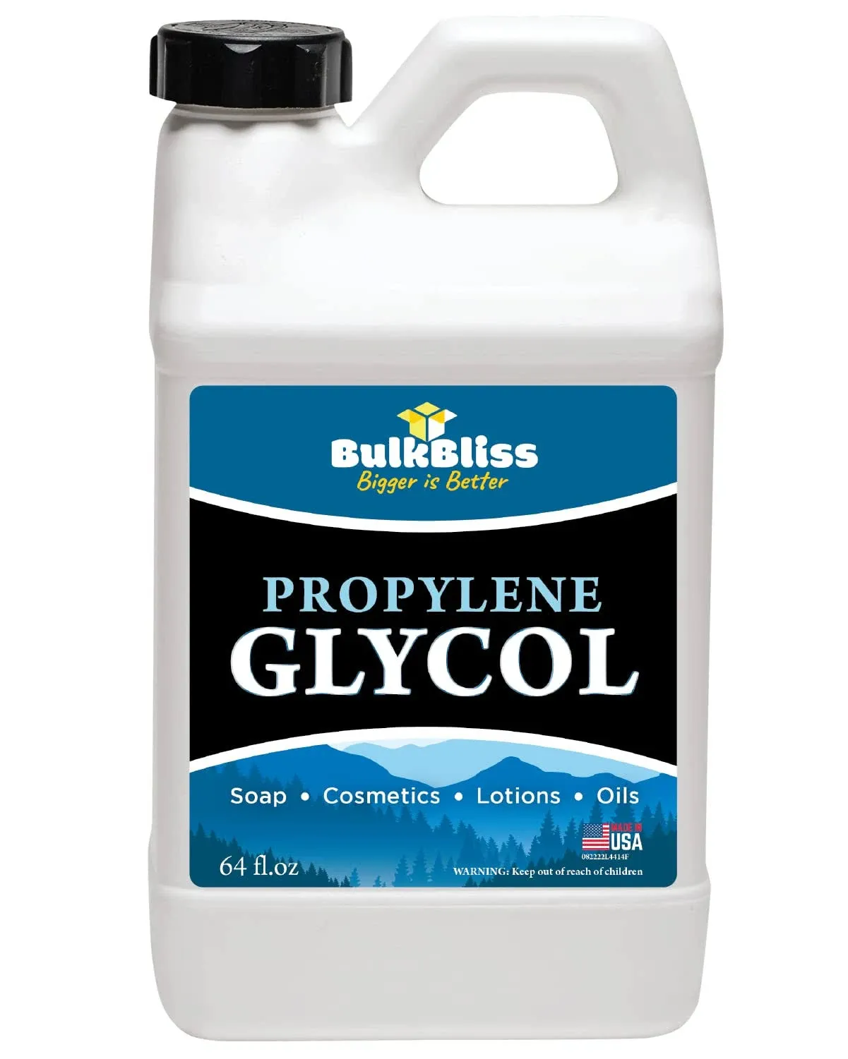 Bulk Bliss Propylene Glycol Food Grade Half Gallon - USP Grade for Skin, Cosm...