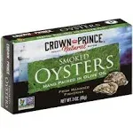 Crown Prince Oysters, Smoked - 3 oz