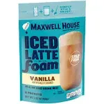 Maxwell House Drink Mix, Vanilla, Iced Latte with Foam 6 ea