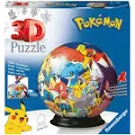 Ravensburger Pokemon 3D Jigsaw Puzzle Ball for Kids Age 6 Years Up - 72 Pieces on OnBuy