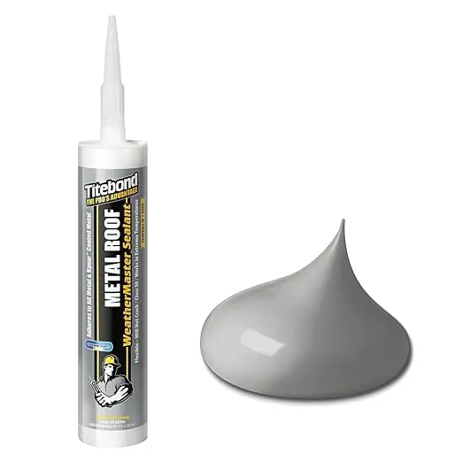 Titebond WeatherMaster Metal Roof Sealant Silver #62611