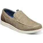 Nunn Bush Brewski Canvas Moc Toe Venetian Men's Slip on - Stone Size 11