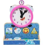 Melissa & Doug Blue's Clues & You! Wooden Tickety Tock Magnetic Clock