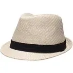 Levi's Men's Lightweight Straw Fedora Panama Hat