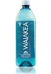 Waiakea Hawaiian Volcanic Water, Naturally Alkaline, 100% Recycled Bottle, 1L (Pack of 12), 33.8 Fl Oz (Pack of 12)