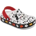 Crocs Toddler Mickey Off Court Clog, White, C10