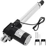 Happybuy 6 inch Stroke Electric Actuators DC 12V with Mounting Bracket Heavy Duty 6000N/1320LB Actuators for Recliner TV Table Lift Massage Bed