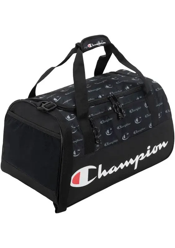 Champion Utility Medium Duffel Bag Black Traditional One Size unisex