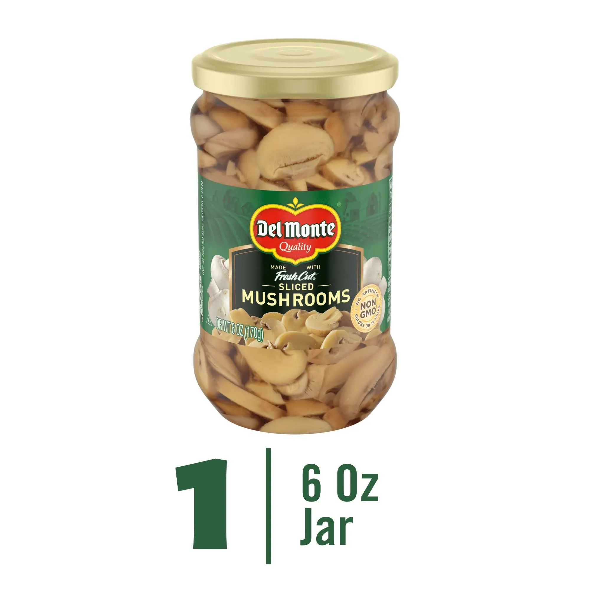 Del Monte Mushroom Sliced 6 oz