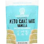 Lakanto Sugar Free Keto Cake Mix - Sweetened with Monk Fruit, Gluten Free, 1 Net Carb, Keto Diet Friendly, Delicious - Vanilla