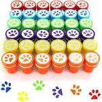 Dog Paw Stamp for Kid,36pc Paw Print Stampers Self Inking Stamps Teacher Paw Party Favors and Paw Birthday Decorations Assorted Stamp Set for Classroom Party Educational Learning Activities patrol