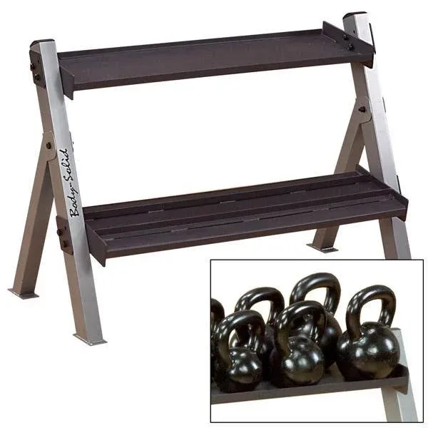 Body-Solid Kettlebell and Dumbbell Rack (GDKR100)